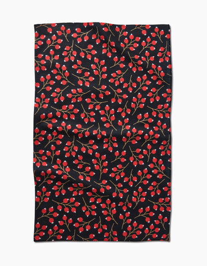 Christmas Berries Tea Towel