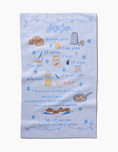 Latke Love Tea Towel