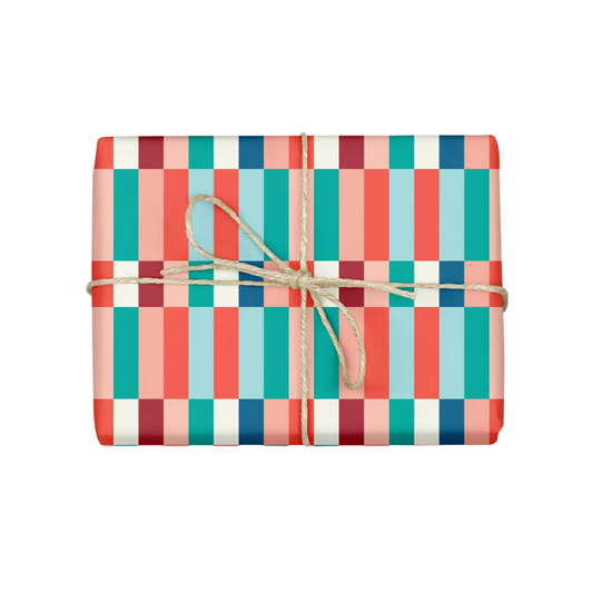 Holiday Checkerboard Gift Wrap