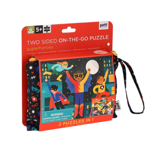 Two Sided Superheroes Puzzle