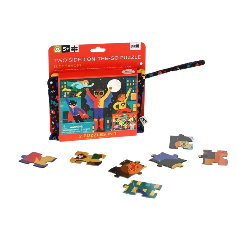 Two Sided Superheroes Puzzle