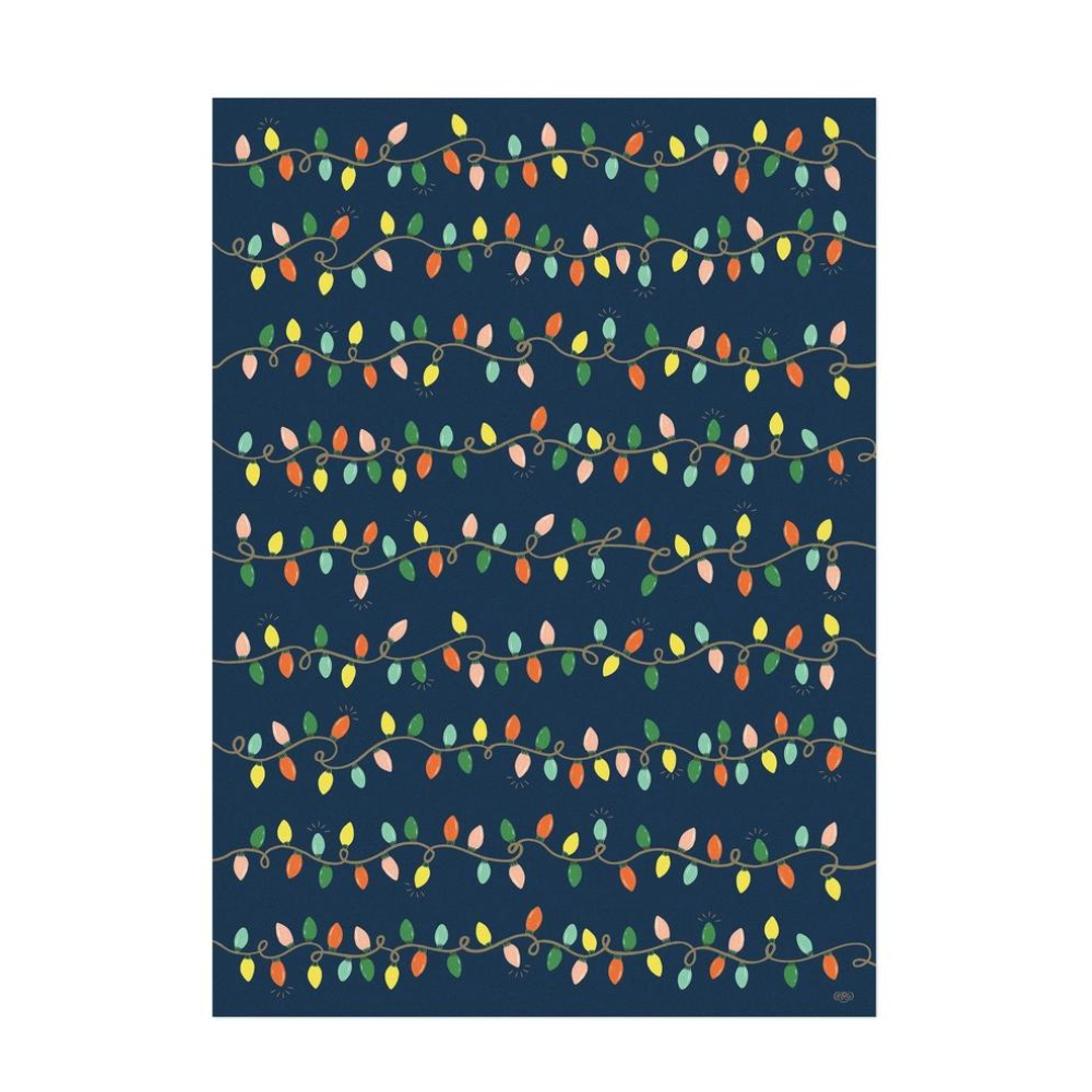 Holiday Lights Gift Wrap