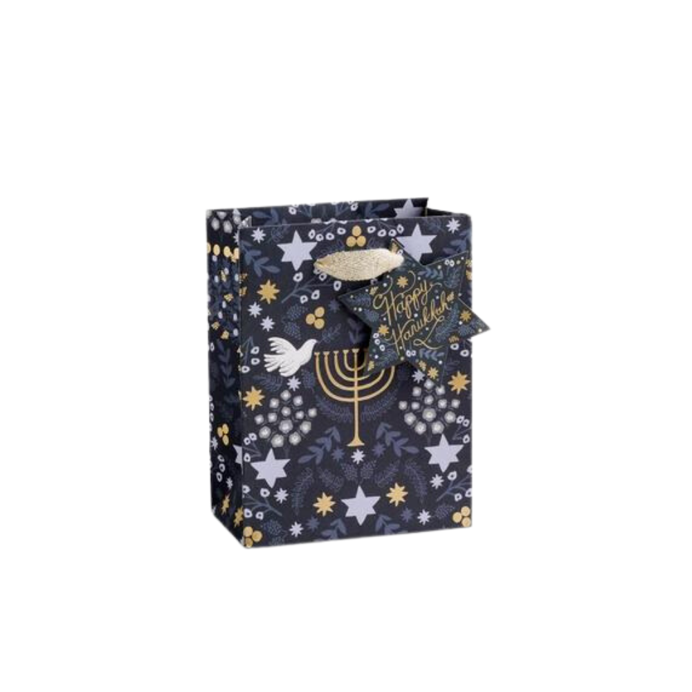 Laurel Menorah Gift Bag