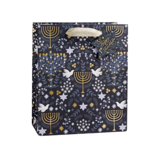 Laurel Menorah Gift Bag