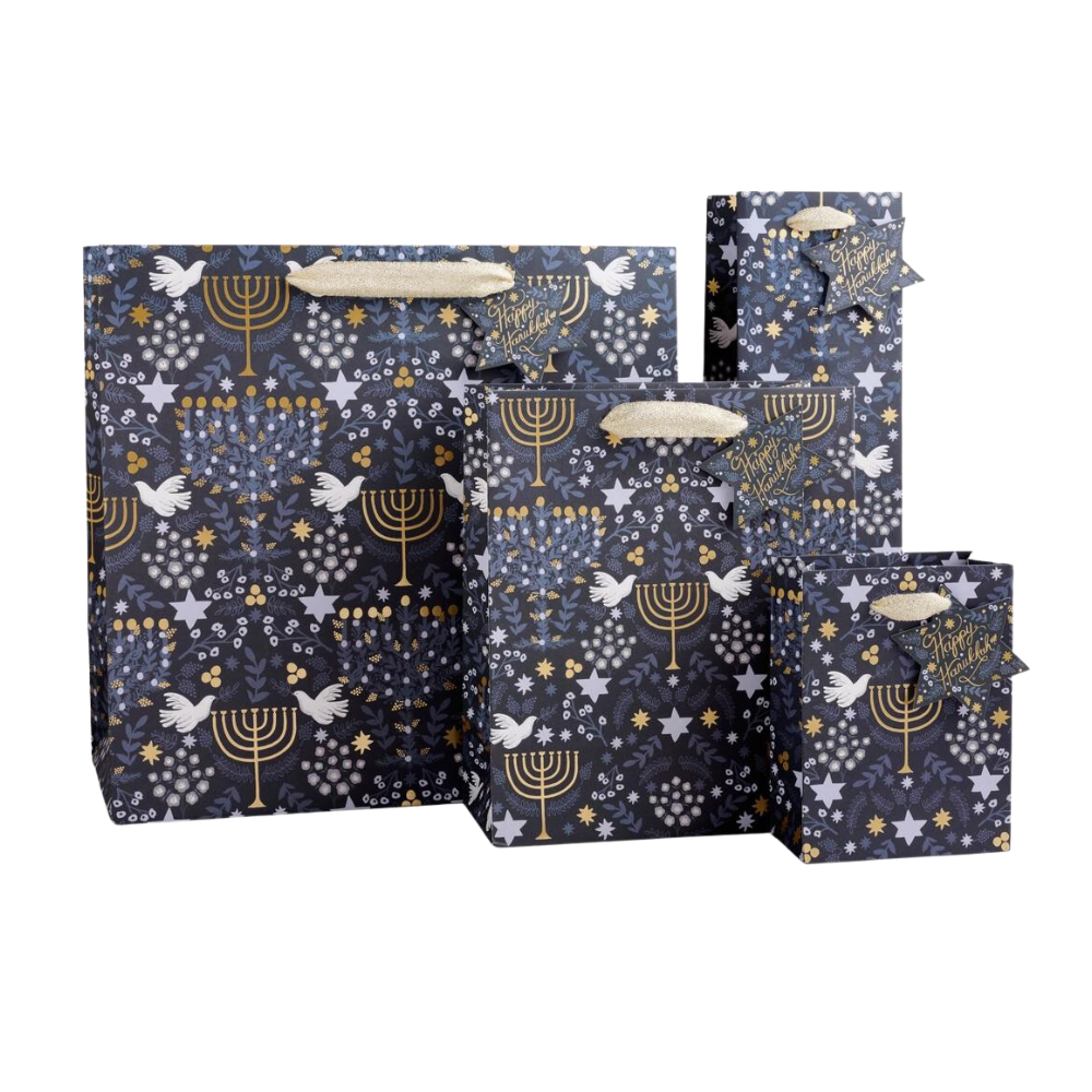 Laurel Menorah Gift Bag