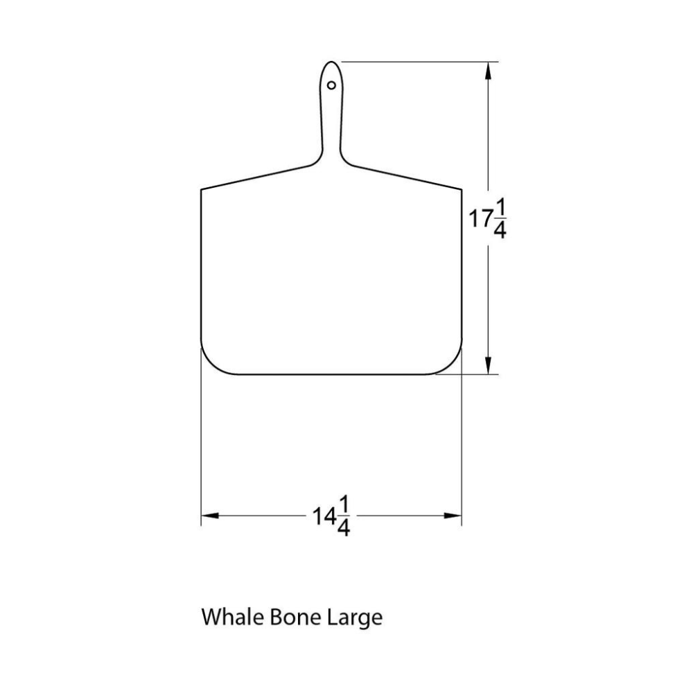 Whale Bone Cutting Board - Large