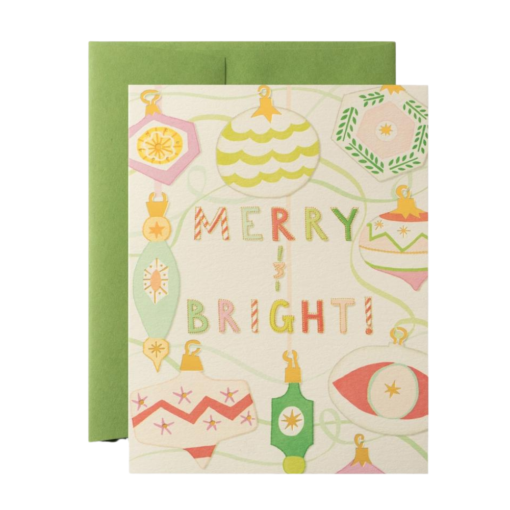 Merry & Bright Greeting Card