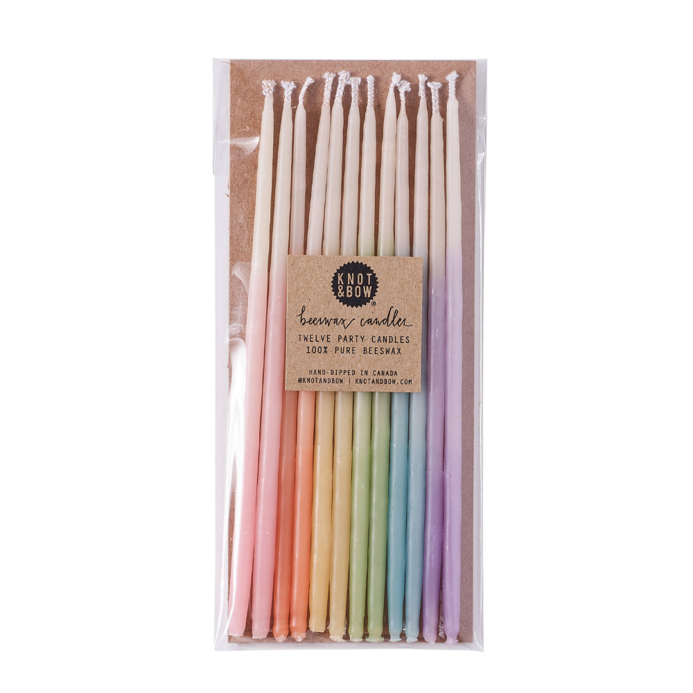 Beeswax Birthday Candles