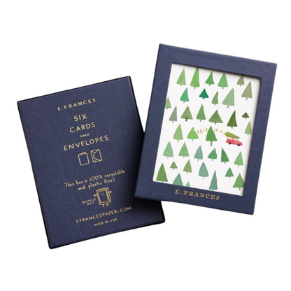 Fa La La La La Trees Christmas Cards (Boxed Set of 6)