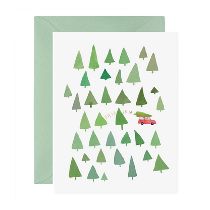 Fa La La La La Trees Christmas Cards (Boxed Set of 6)