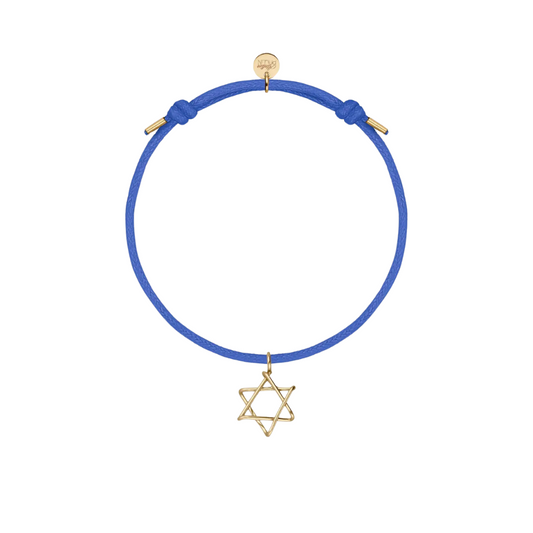 Star of David Cord Bracelet