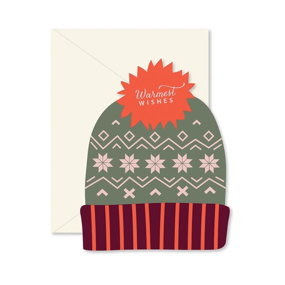 Holiday Stocking Hats Greeting Card Boxed Set