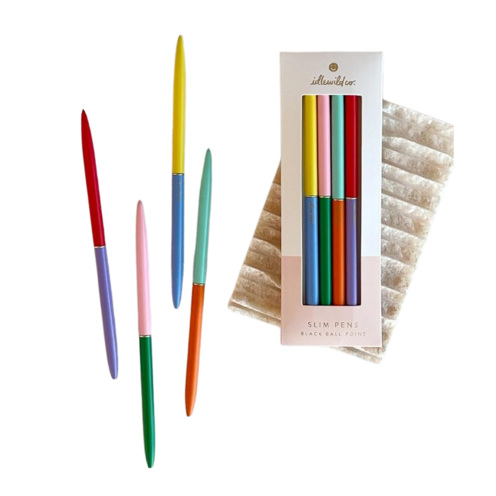 Rainbow Duotone Slim Pen Set