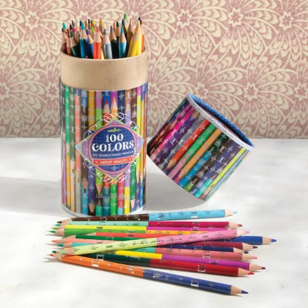 100 Colors Double-Sided Pencils