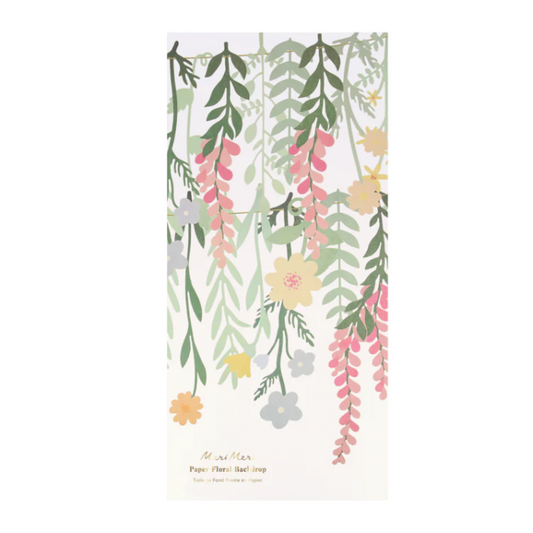 Floral Paper Backdrop