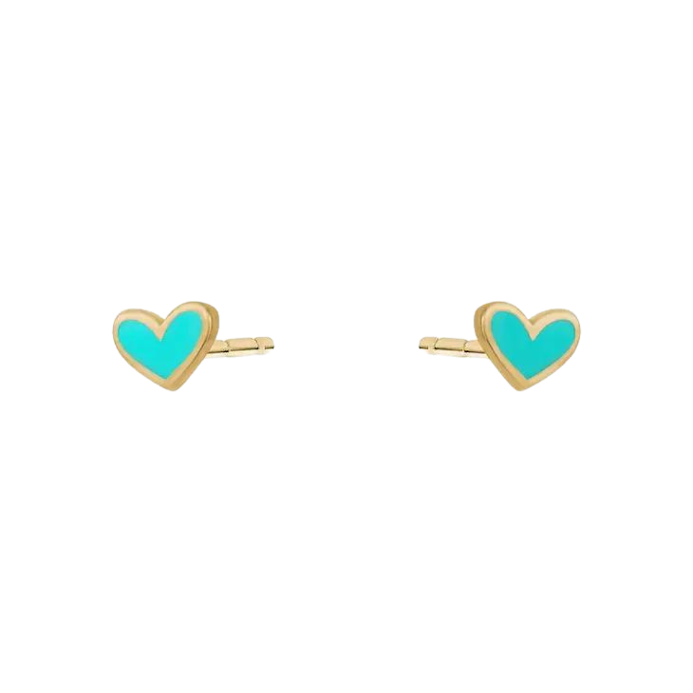 Love Enamel Earrings