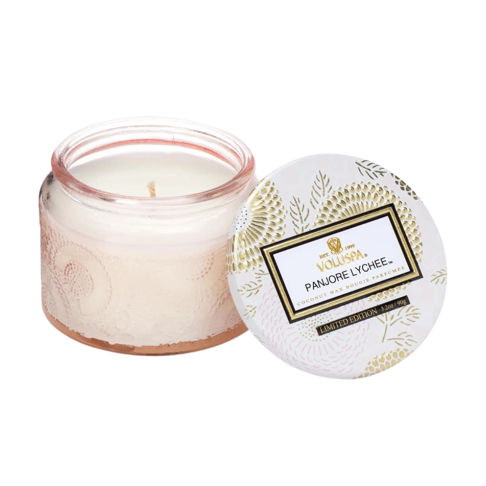 Panjore Lychee 3.2oz Petite Jar Candle