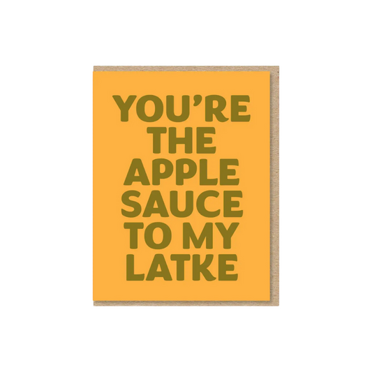 Apple Sauce Latke Card