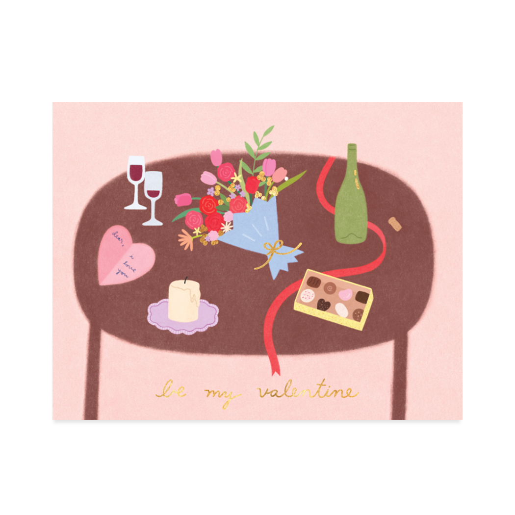 Valentine Table Card