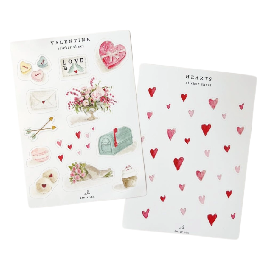 Valentine Sticker Sheets