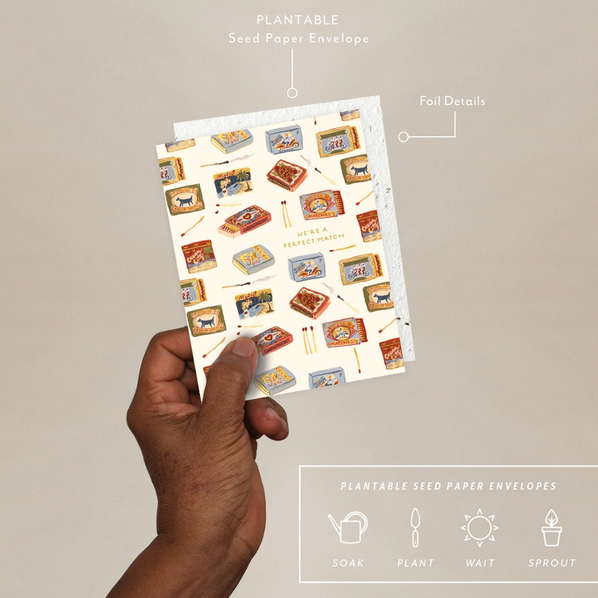 Plantable Card - Matchbooks