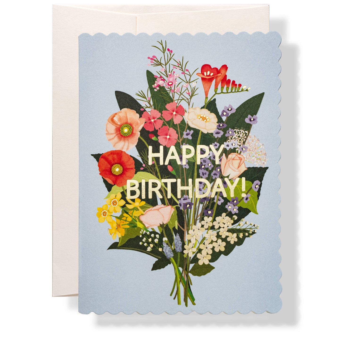 Floral Birthday Greeting Card