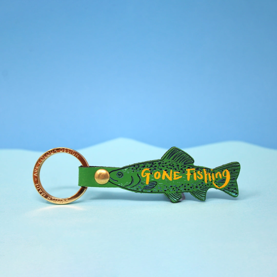 Gone Fishing Key Fob