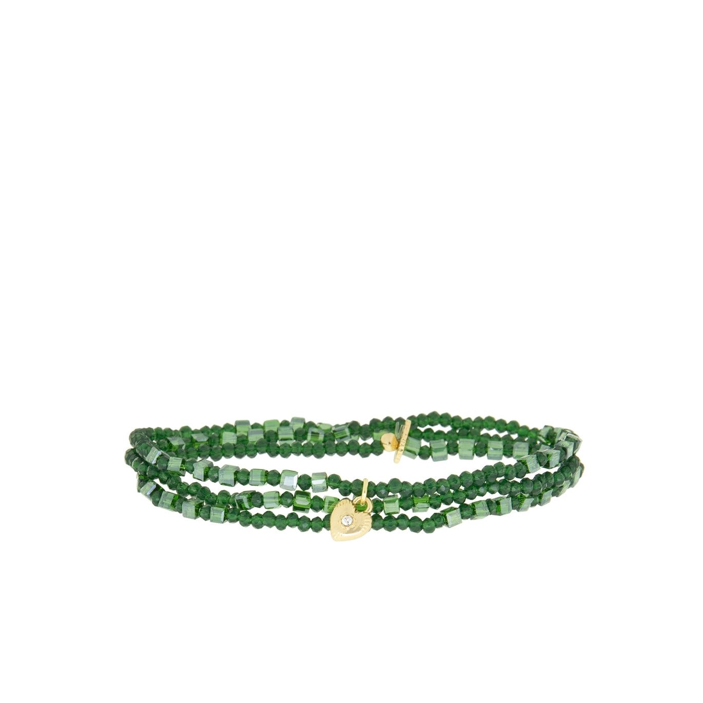 Crystal Beaded Stretch Wrap Bracelet