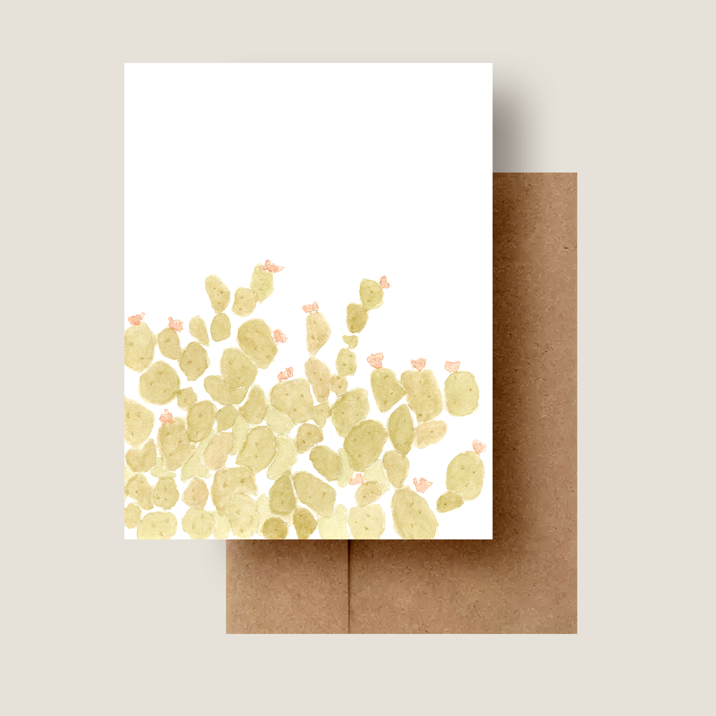 Prickly Pear Cactus Card