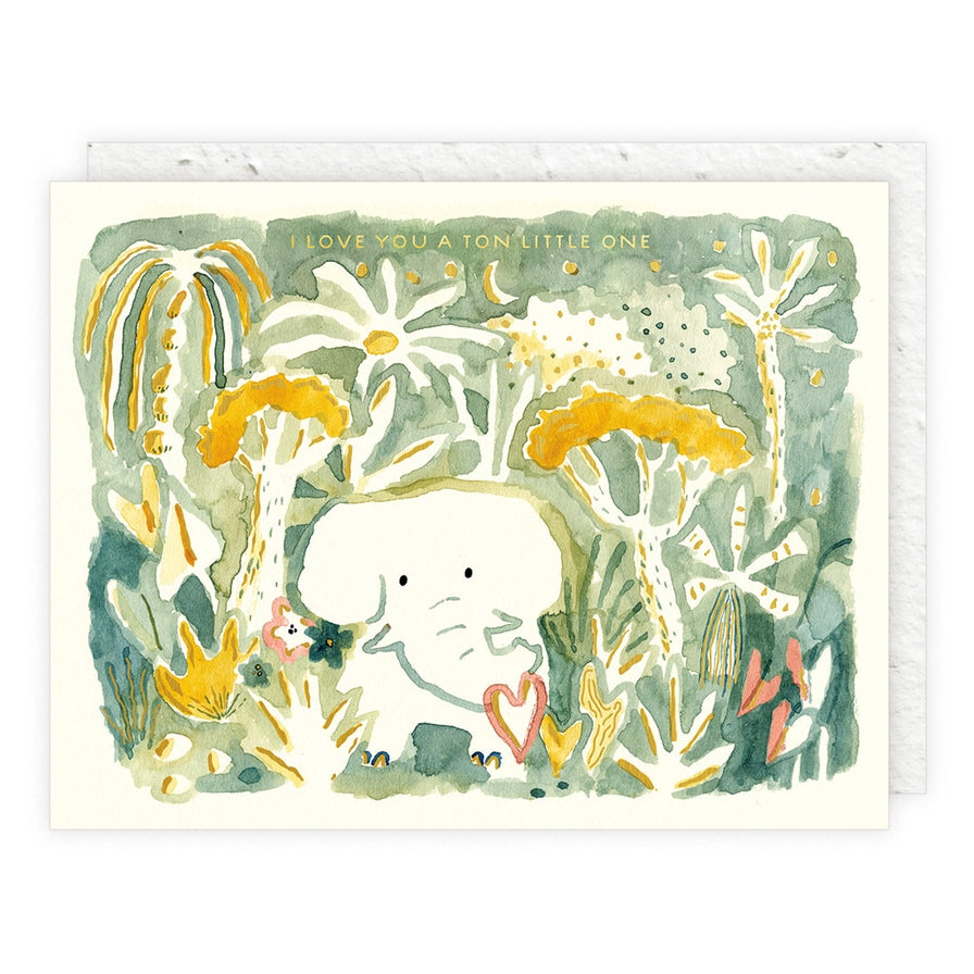 Plantable Card - Elephant Love