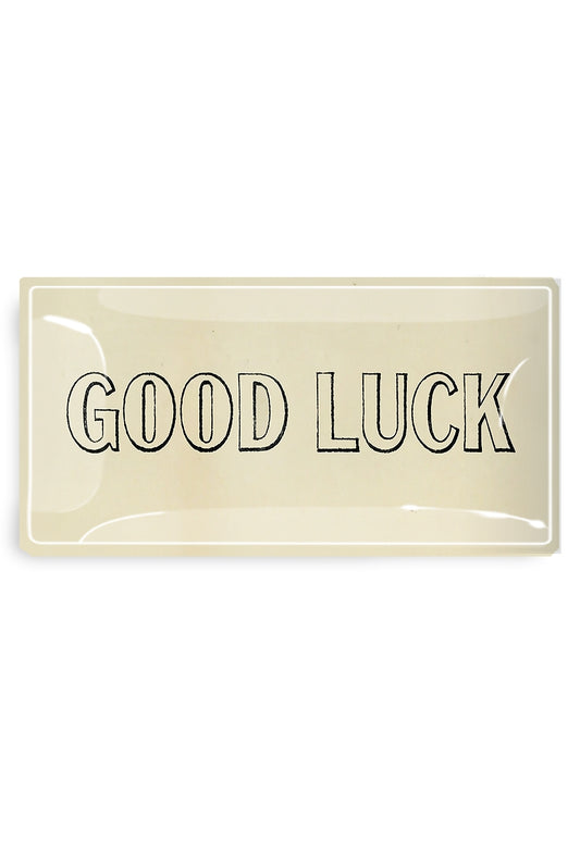 Good Luck Decoupage Tray