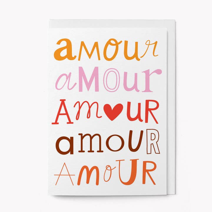 Amour Amour Card