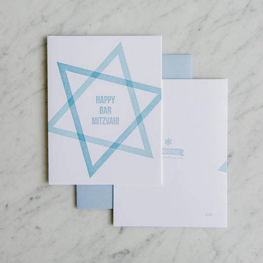 Big Star Bar Mitzvah Card