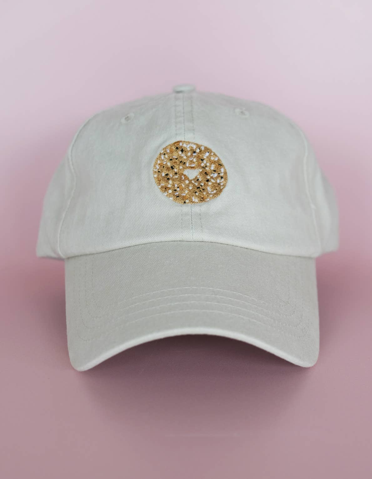 Everything Bagel Embroidered Hat