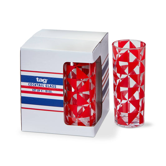 Pinwheel Drinks Glass Set