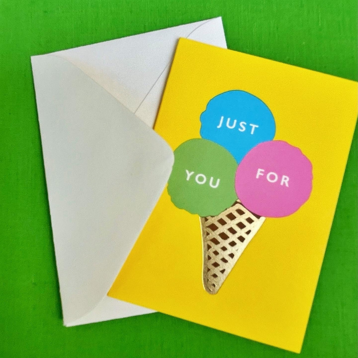 Little Ice Cream Enclosure Card