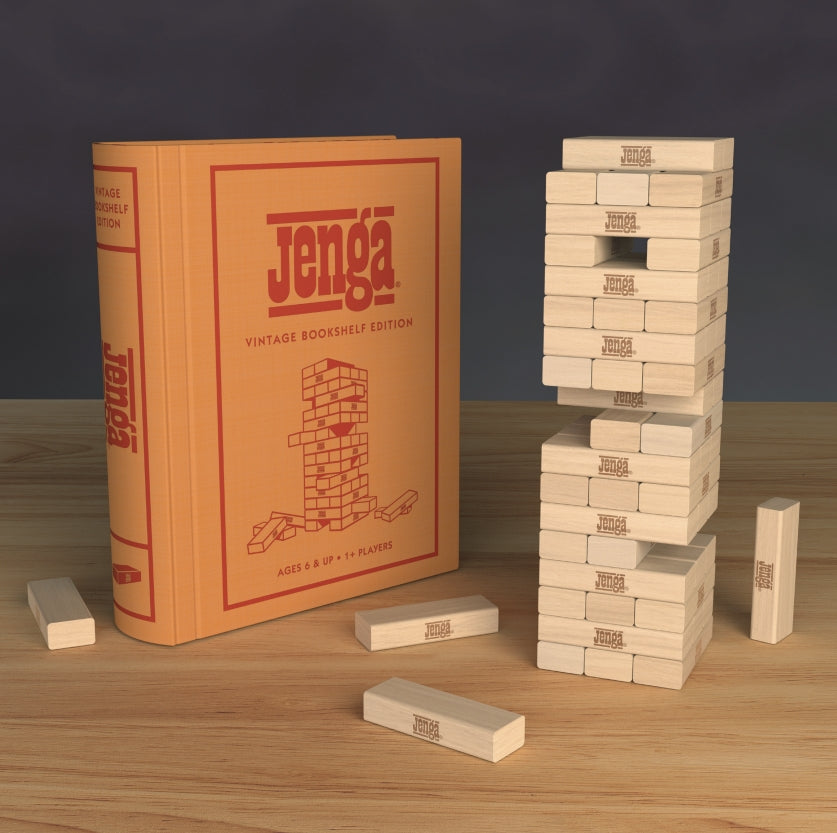 Jenga Bookshelf Edition