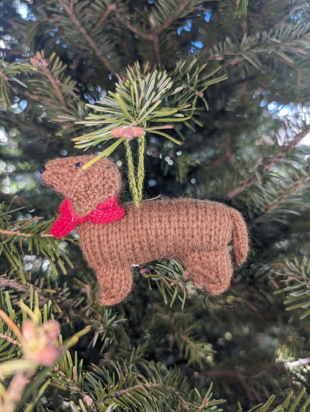Dachshund Christmas Ornament