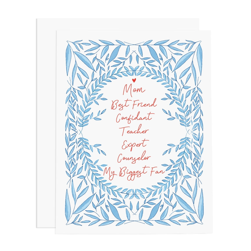 Indigo Mom Greeting Card