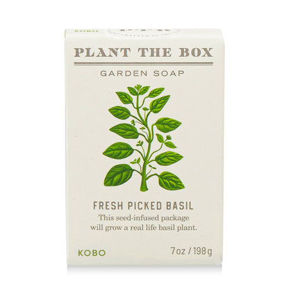 Fresh Picked Basil - Plant the Box Bar Soap - 7 oz
