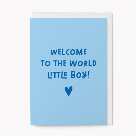 Welcome Little Boy Card