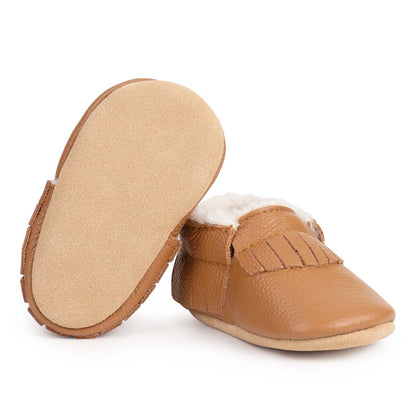 Sherpa Baby Moccasins