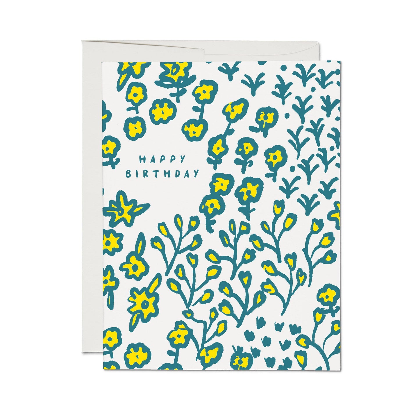 Wildflowers Birthday Card
