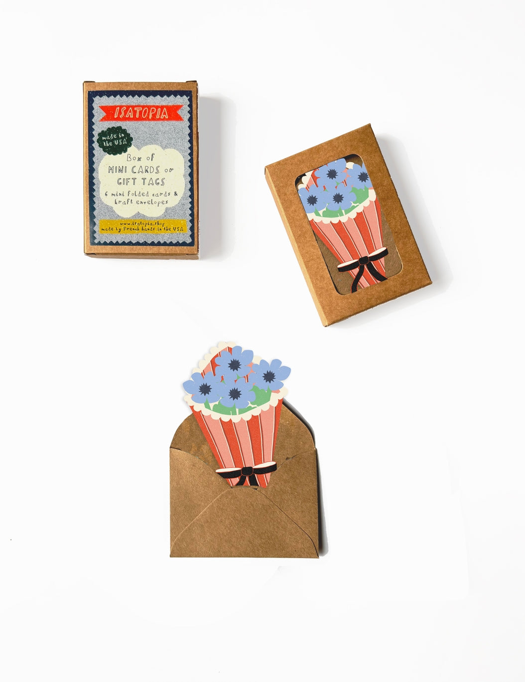 Flower Bouquet Mini Card Set