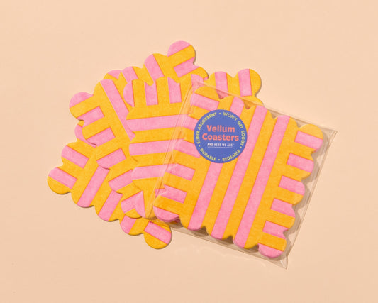 Riviera Stripe Coasters