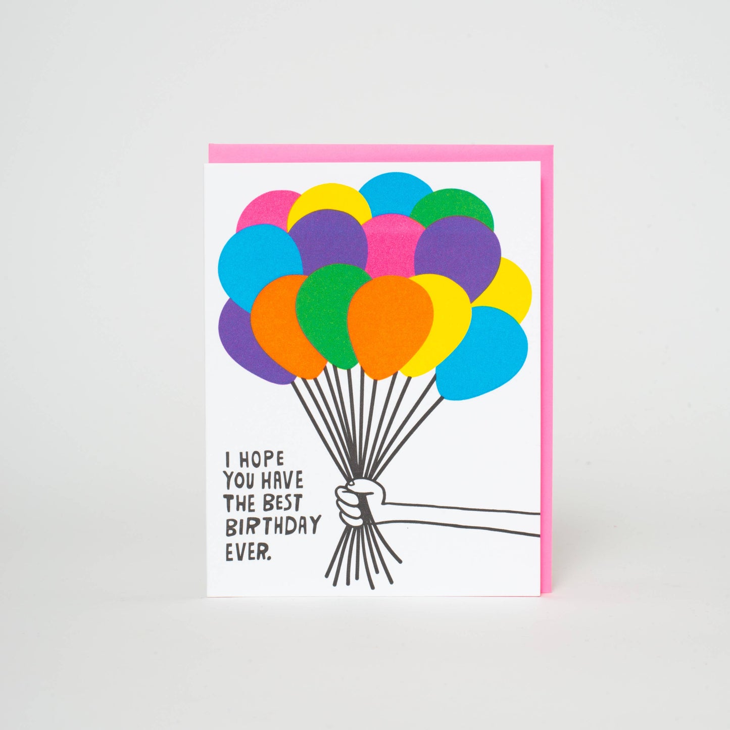 Ashkahn Best Birthday Ever Balloons Card