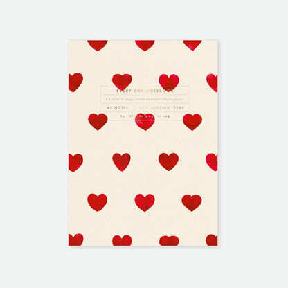 Hearts A5 Notebook