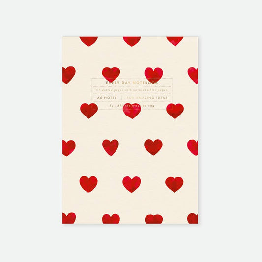 Hearts A5 Notebook