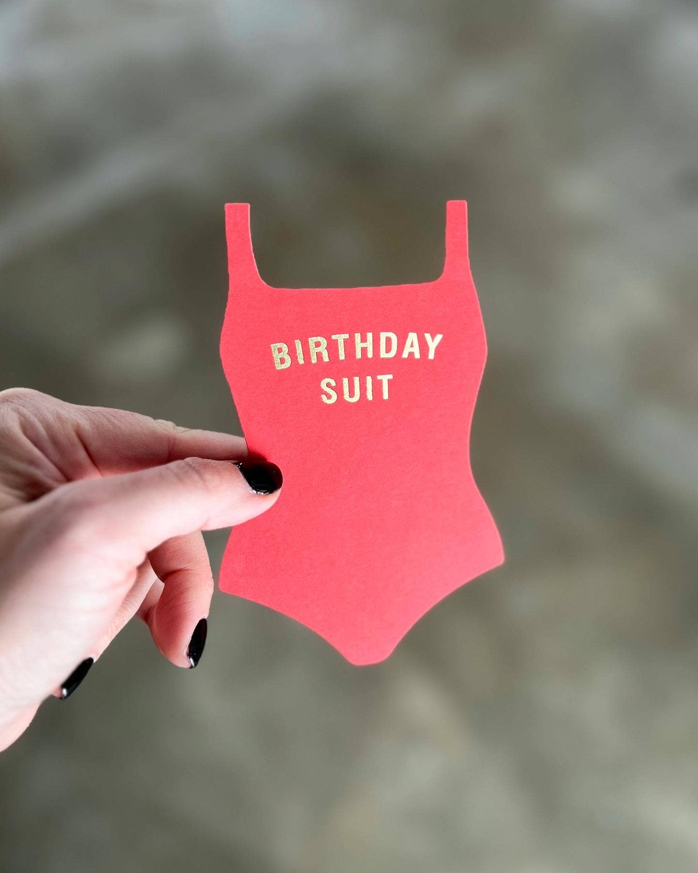 Birthday Suit Card