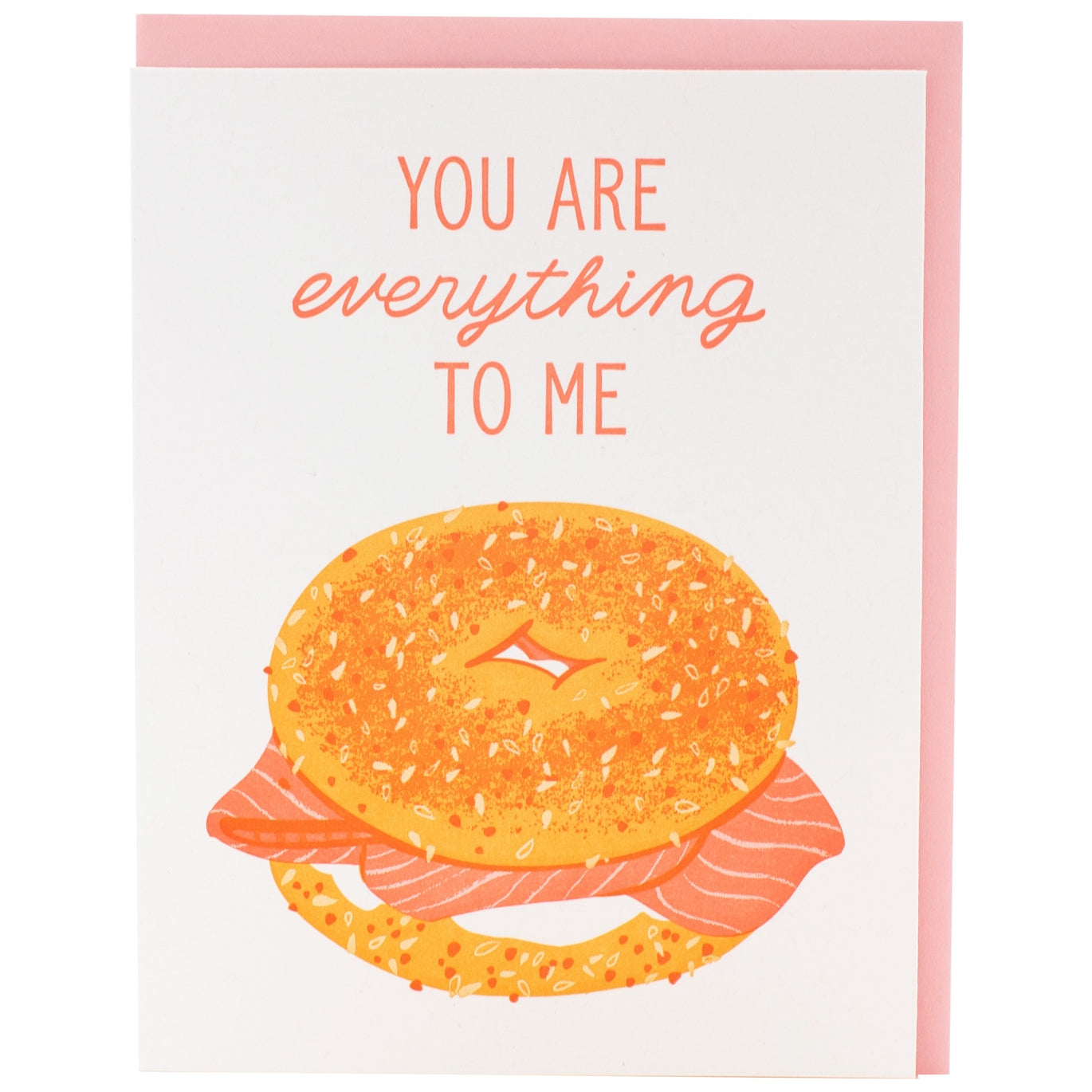 Everything Bagel Love Card
